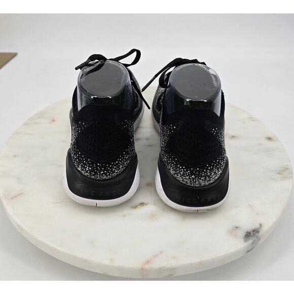 Nike Free RN Flyknit Running Shoes – Oreo Black/White – Women’s 8 - Picture 4 of 7